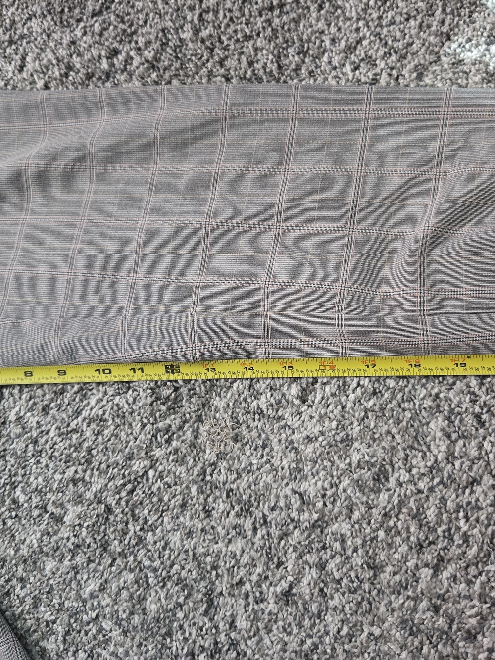 Gray Plaid Dress Pants - Picture 5 of 15